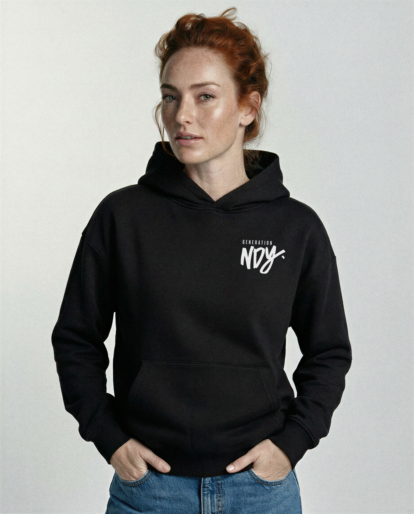 WMNS NDY HOODIE | CROSS | BLK