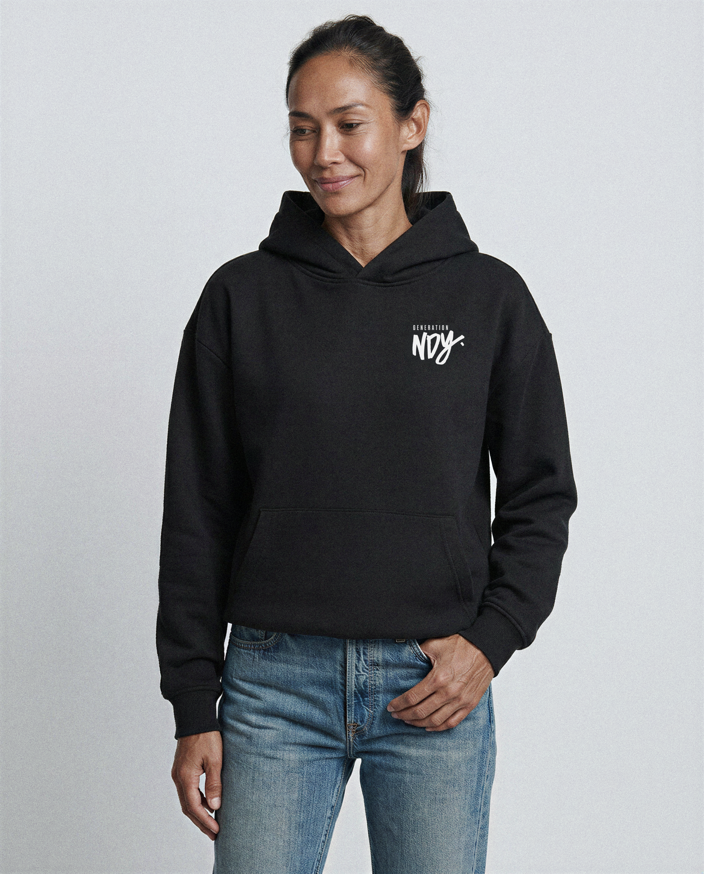 WMNS NDY HOODIE | GRIT | BLK