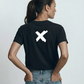 WMNS NDY T-SHIRT | RAW CROSS | BLK