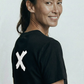 WMNS NDY T-SHIRT | RAW CROSS | BLK