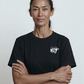 WMNS NDY T-SHIRT | RAW CROSS | BLK