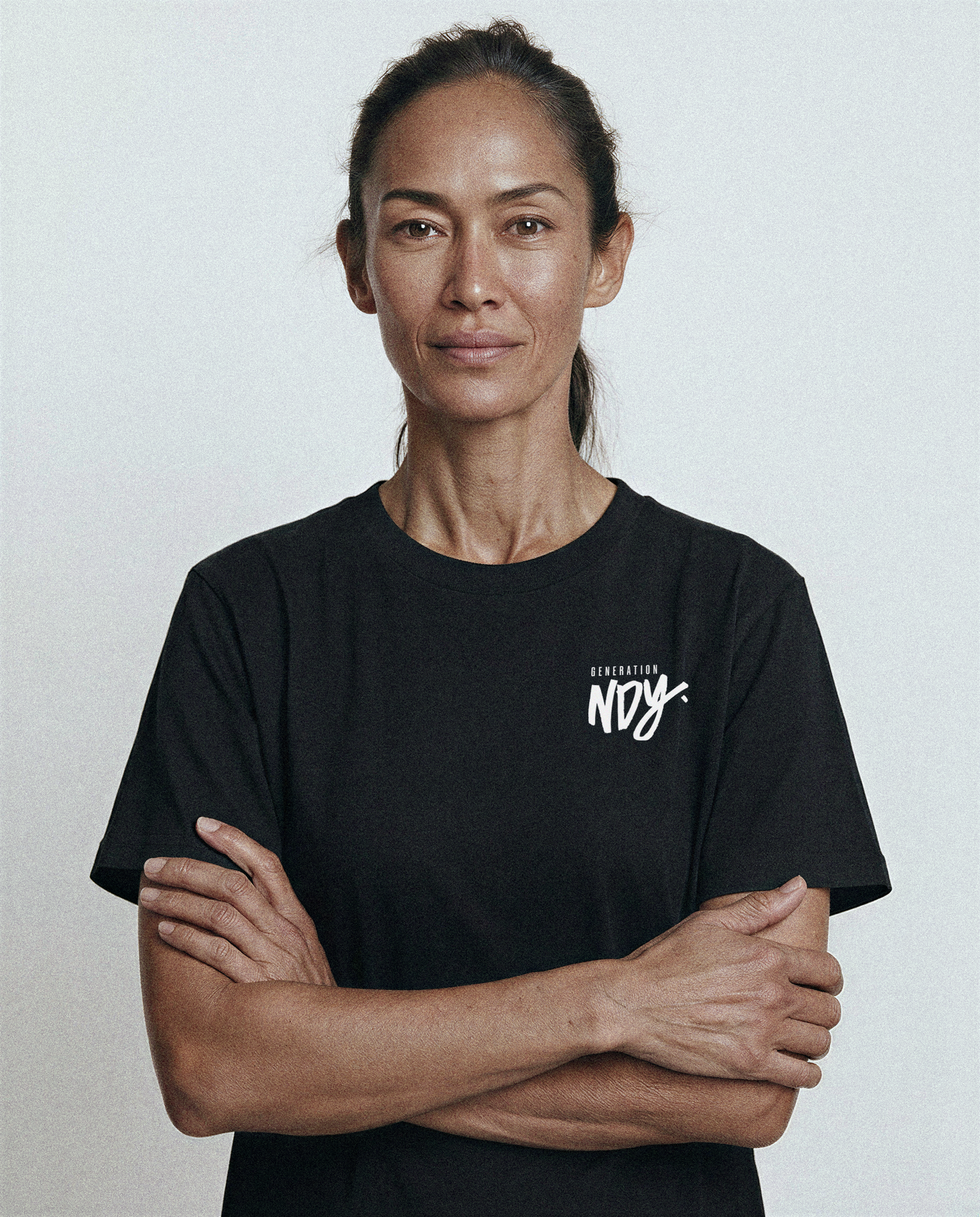 WMNS NDY T-SHIRT | RAW CROSS | BLK
