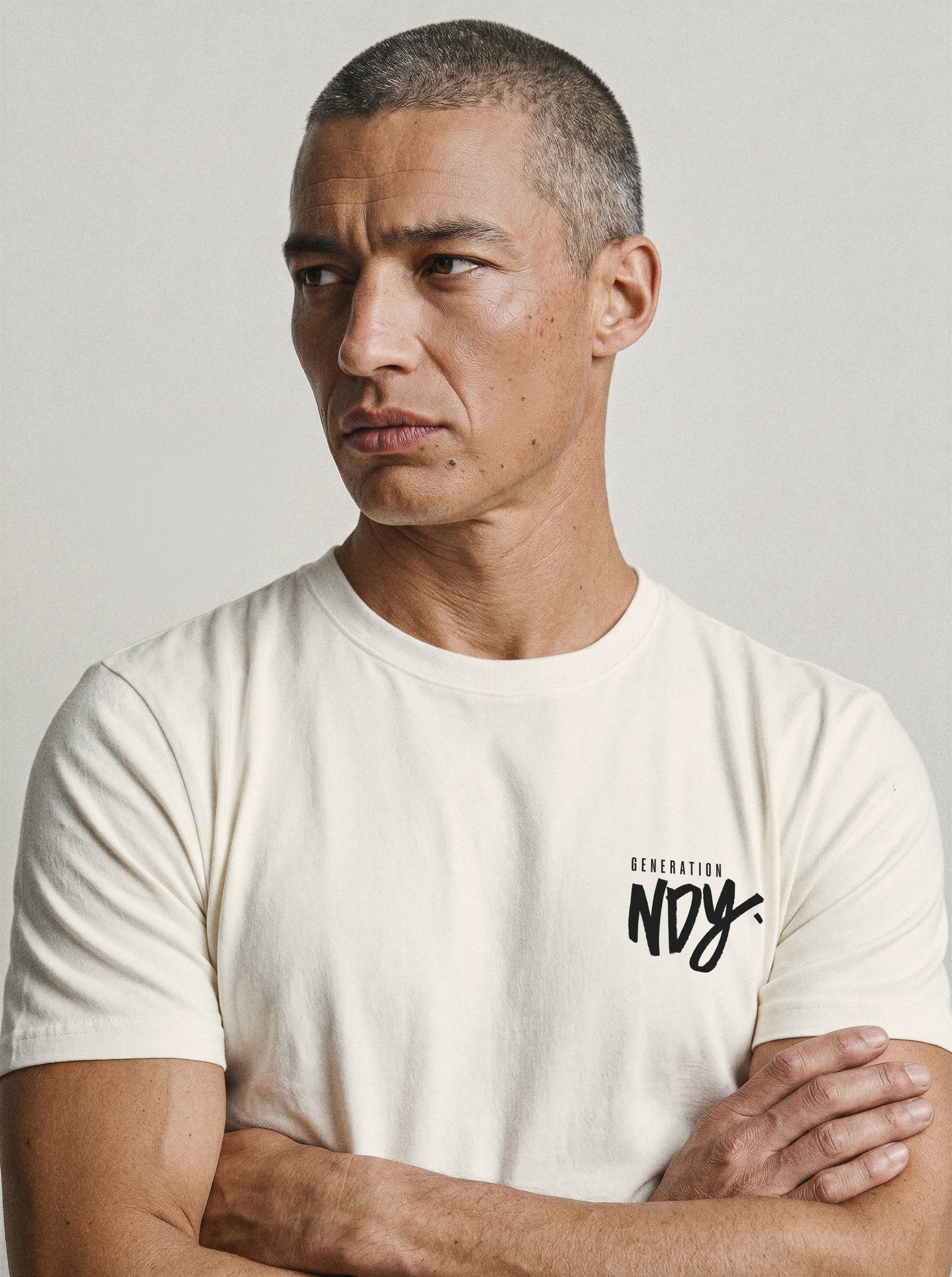 NDY T-SHIRT | GRIT | ECRU