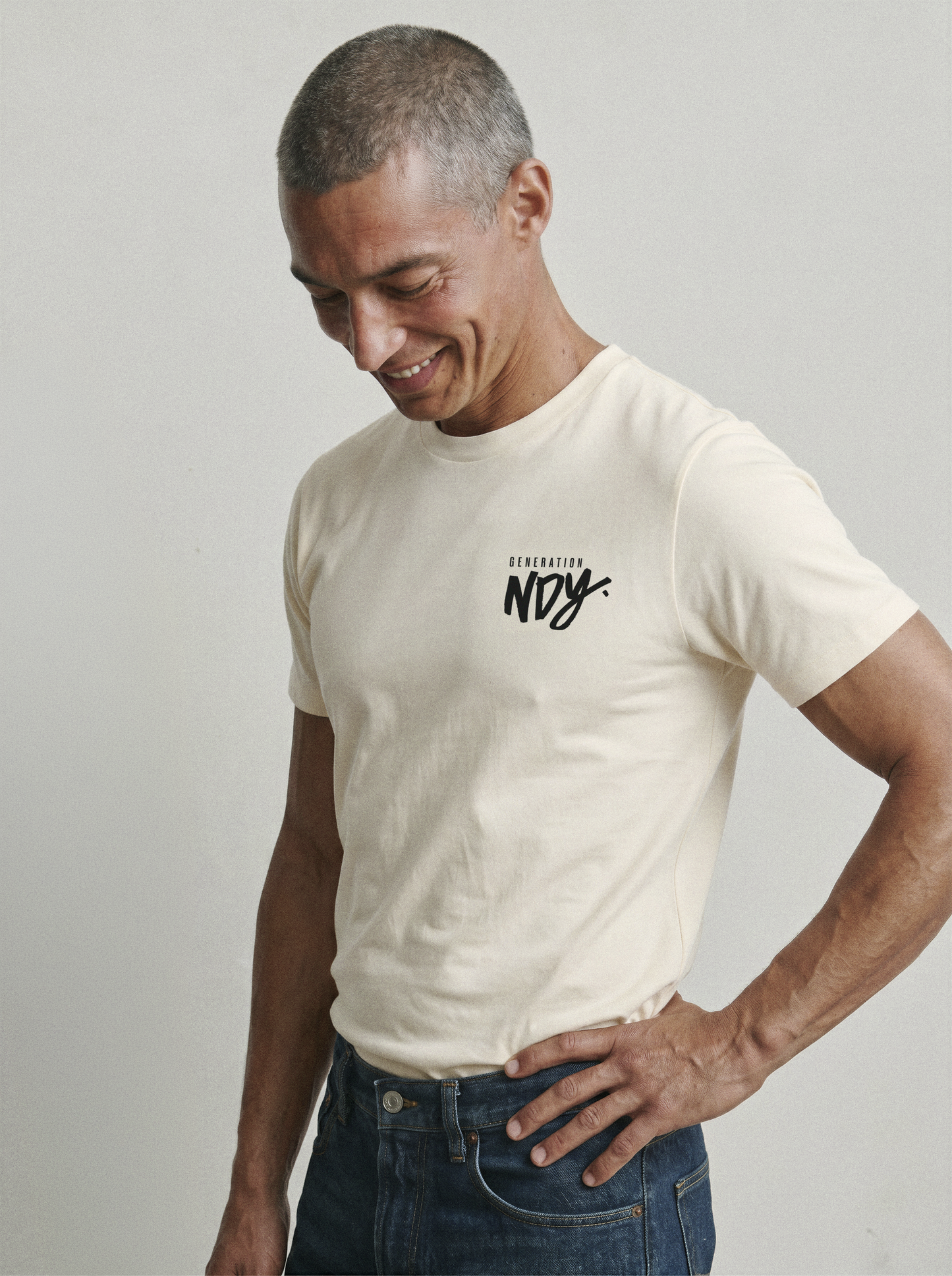 NDY T-SHIRT | GRIT | ECRU