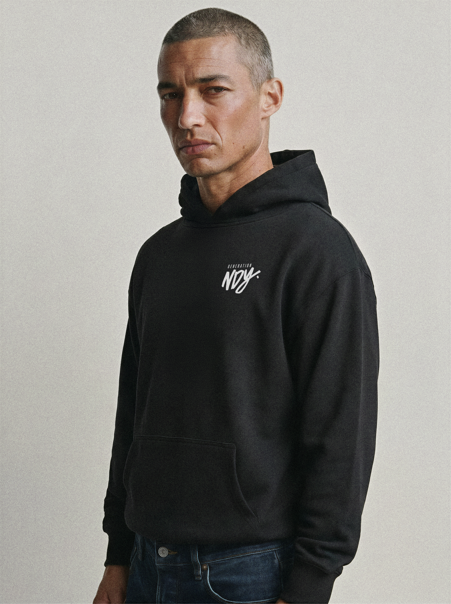 NDY HOODIE | CROSS | BLK