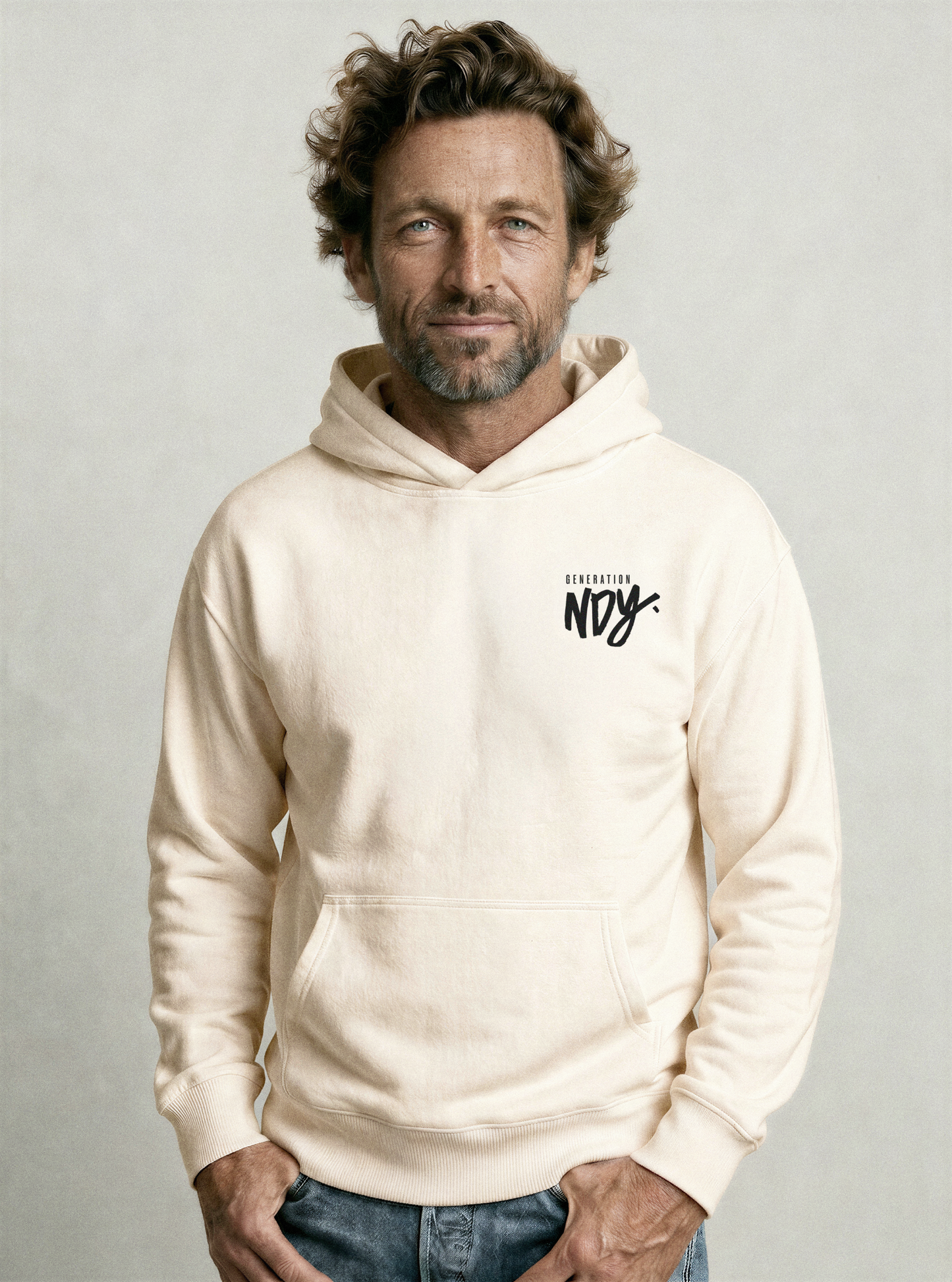 NDY HOODIE | GRIT | ECRU