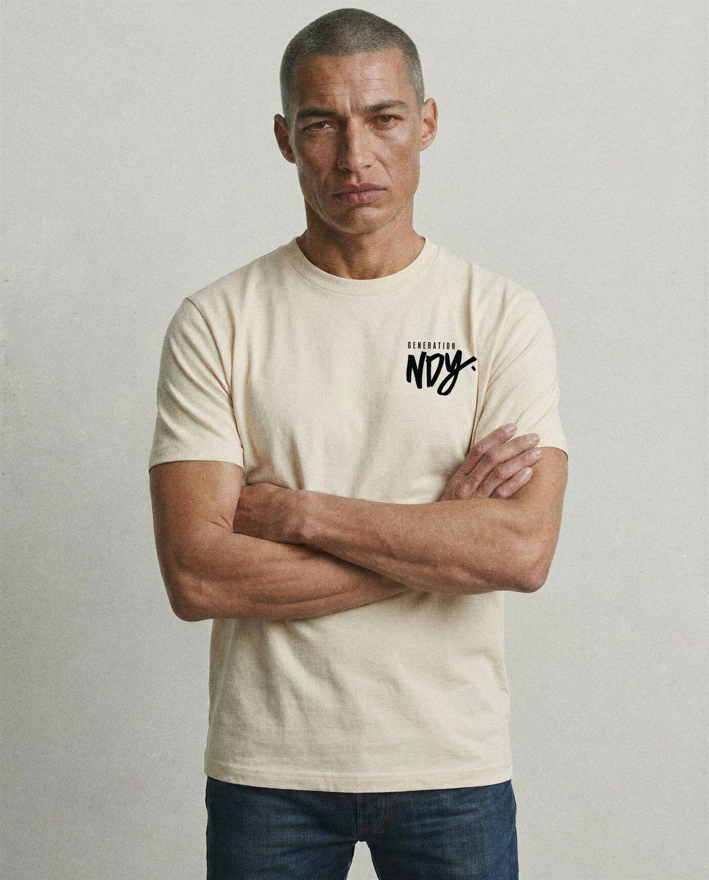 NDY T-SHIRT | EDGE | ECRU