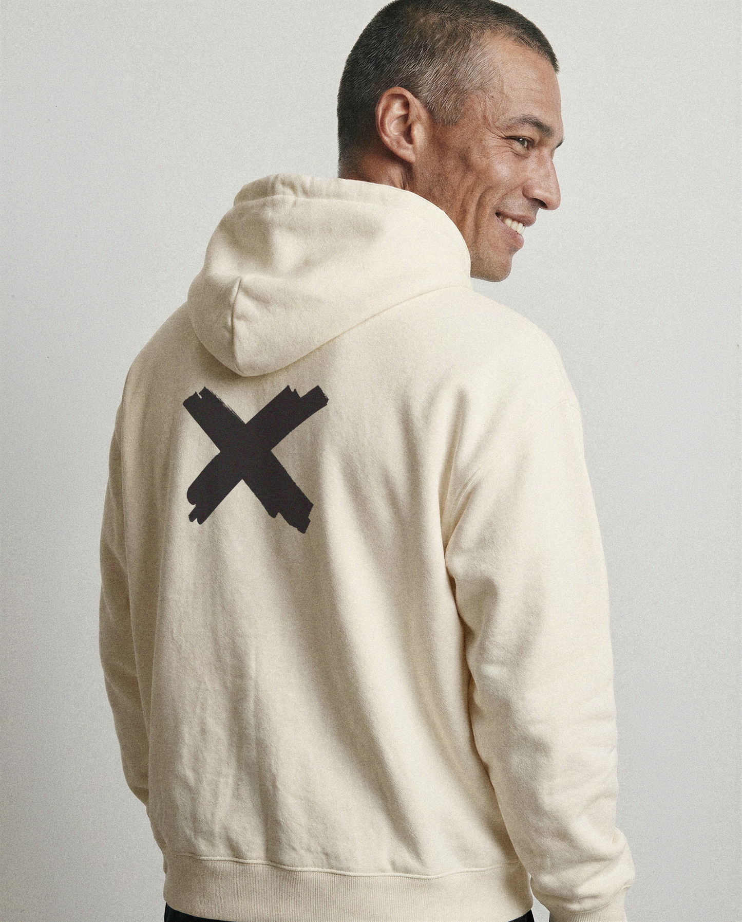 NDY HOODIE | RAW CROSS | ECRU
