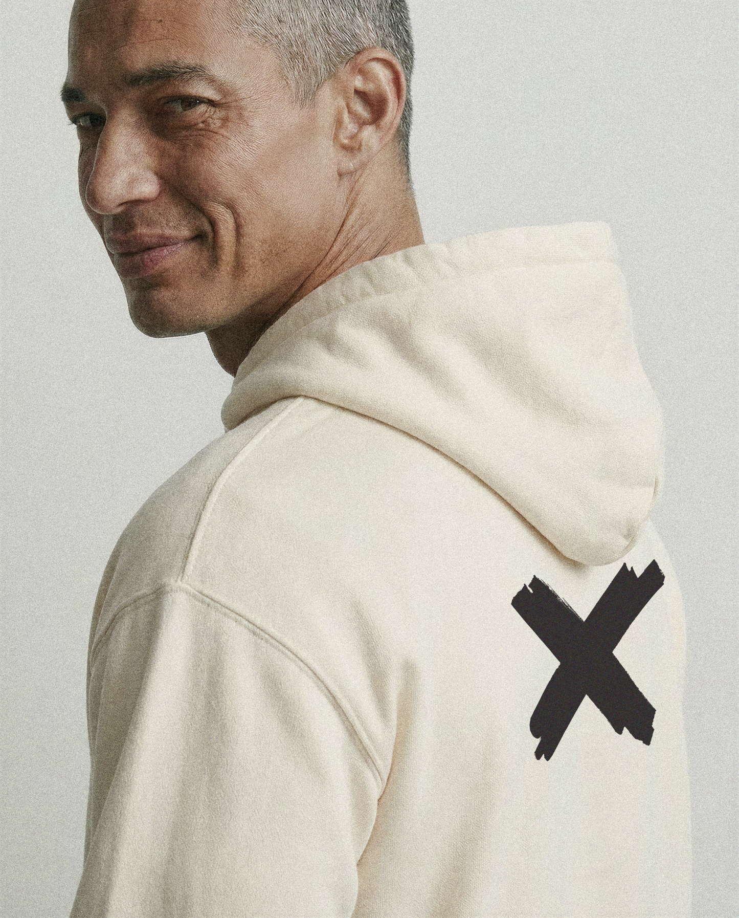 NDY HOODIE | RAW CROSS | ECRU