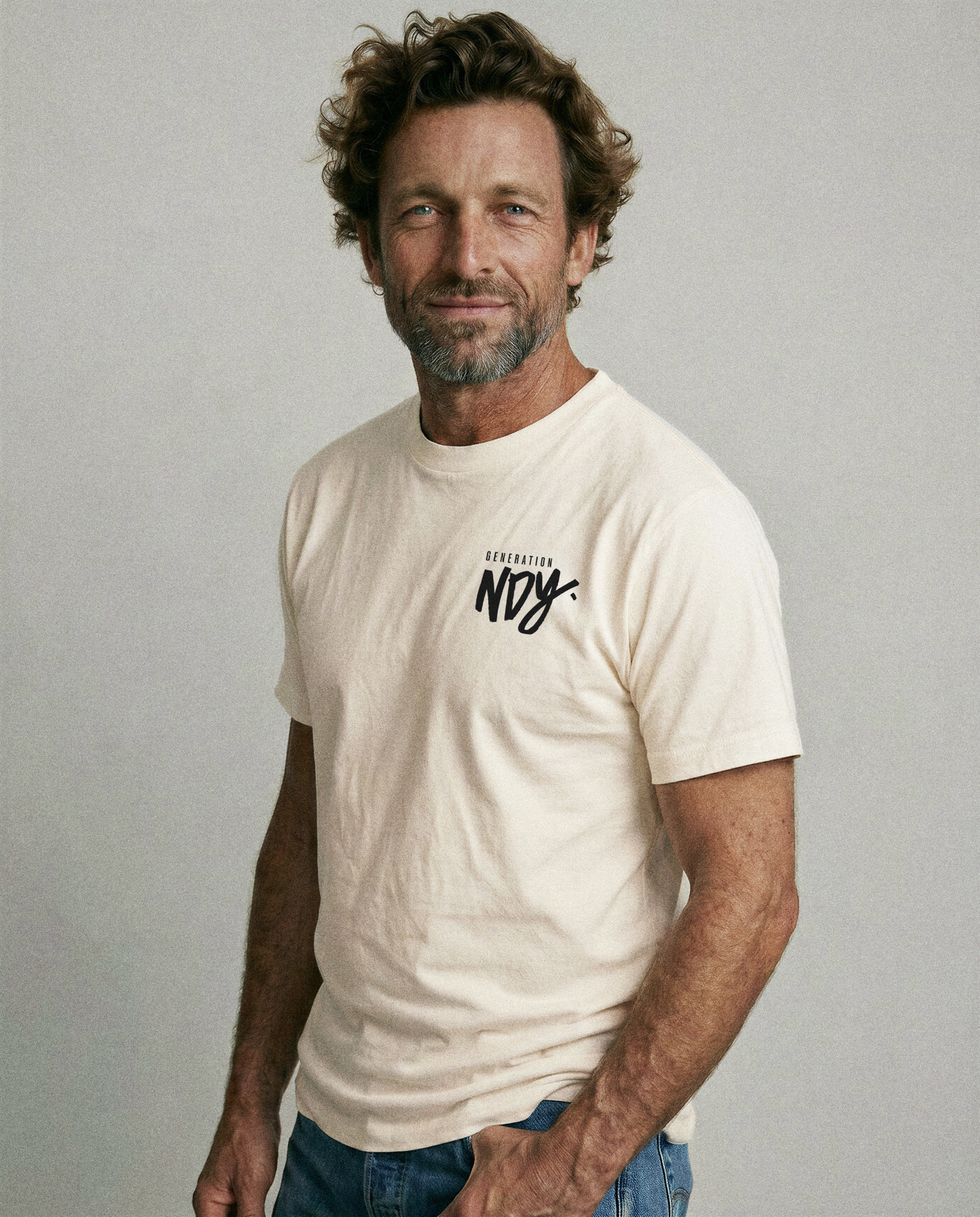 NDY T-SHIRT | CROSS | ECRU
