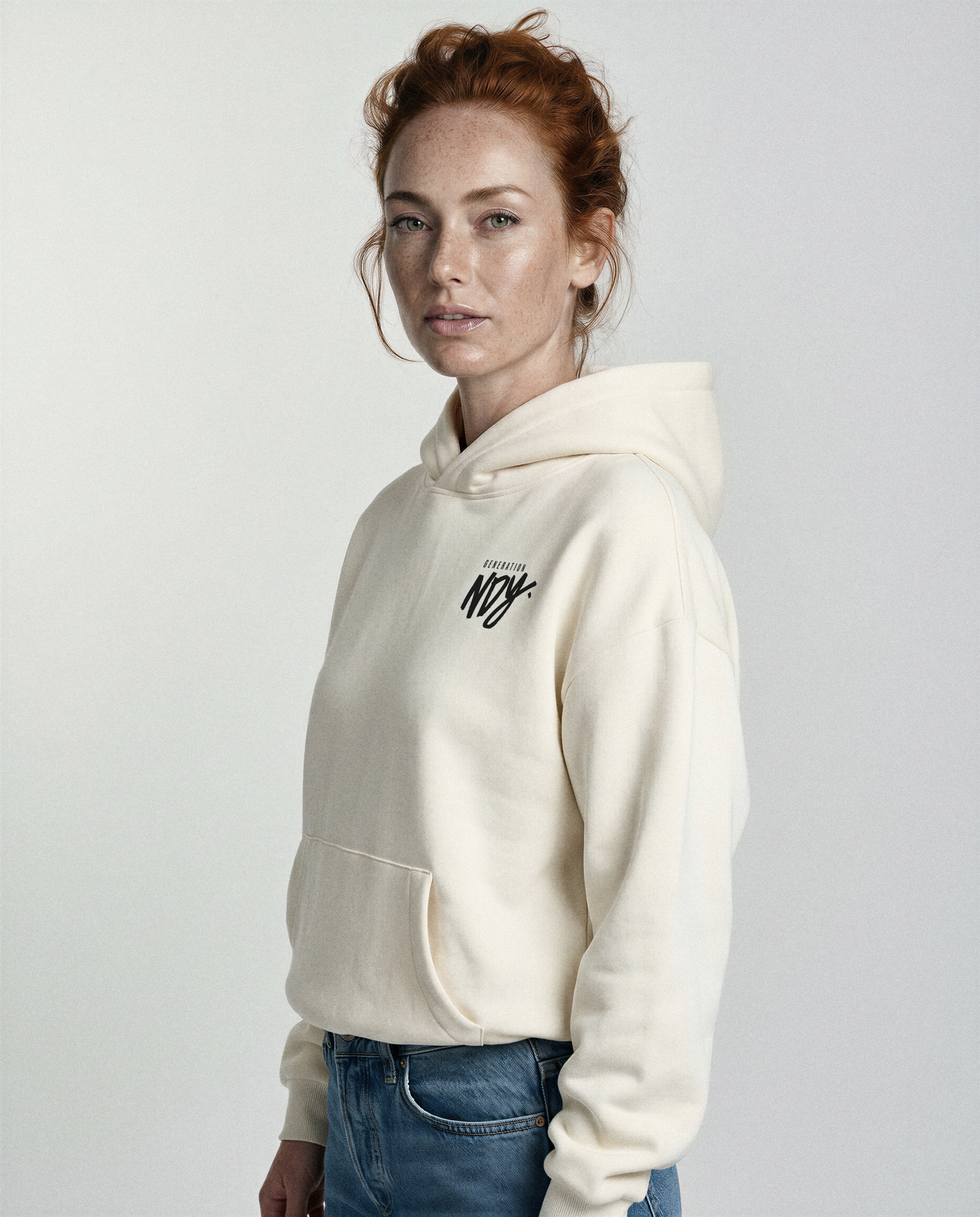 WMNS NDY HOODIE | RAW | ECRU