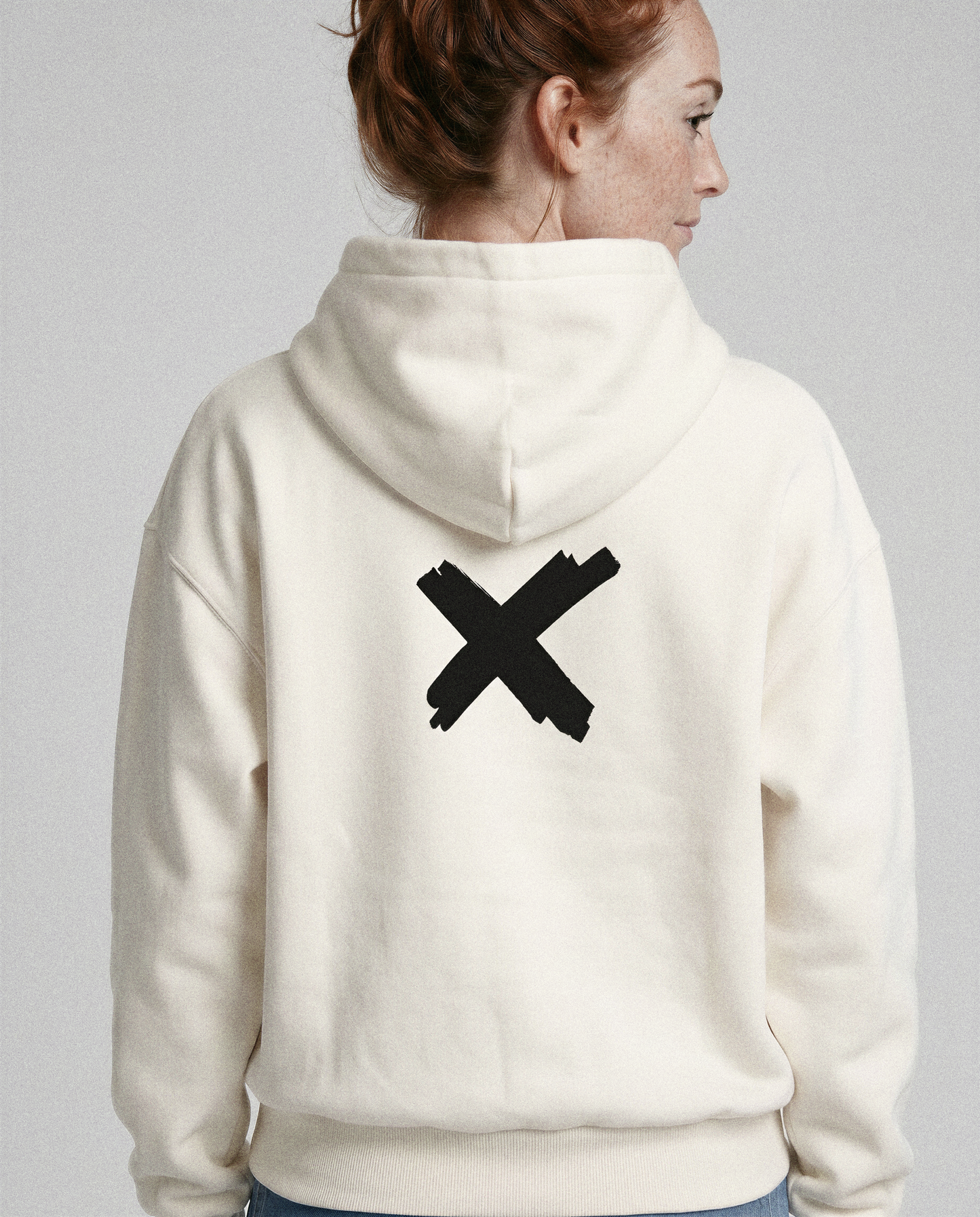 WMNS NDY HOODIE | RAW CROSS | ECRU
