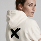 WMNS NDY HOODIE | RAW CROSS | ECRU