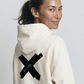 WMNS NDY HOODIE | CROSS | ECRU