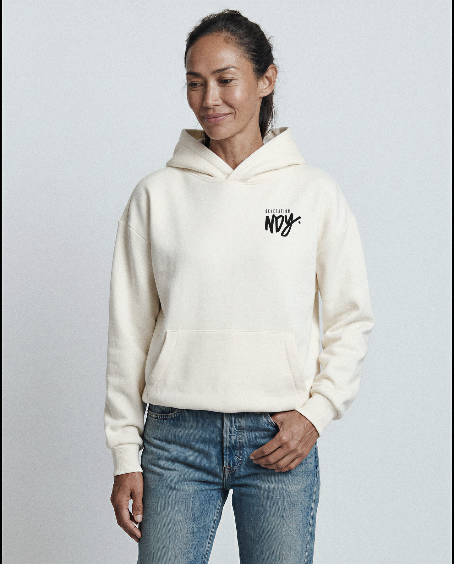 WMNS NDY HOODIE | EDGE | ECRU
