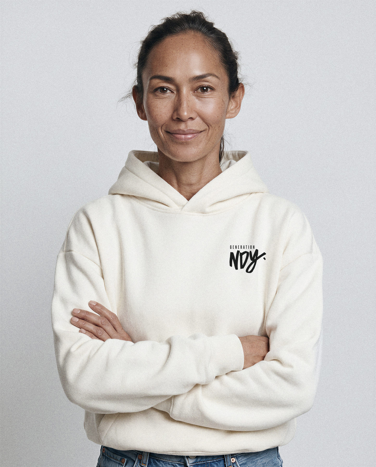WMNS NDY HOODIE | EDGE | ECRU