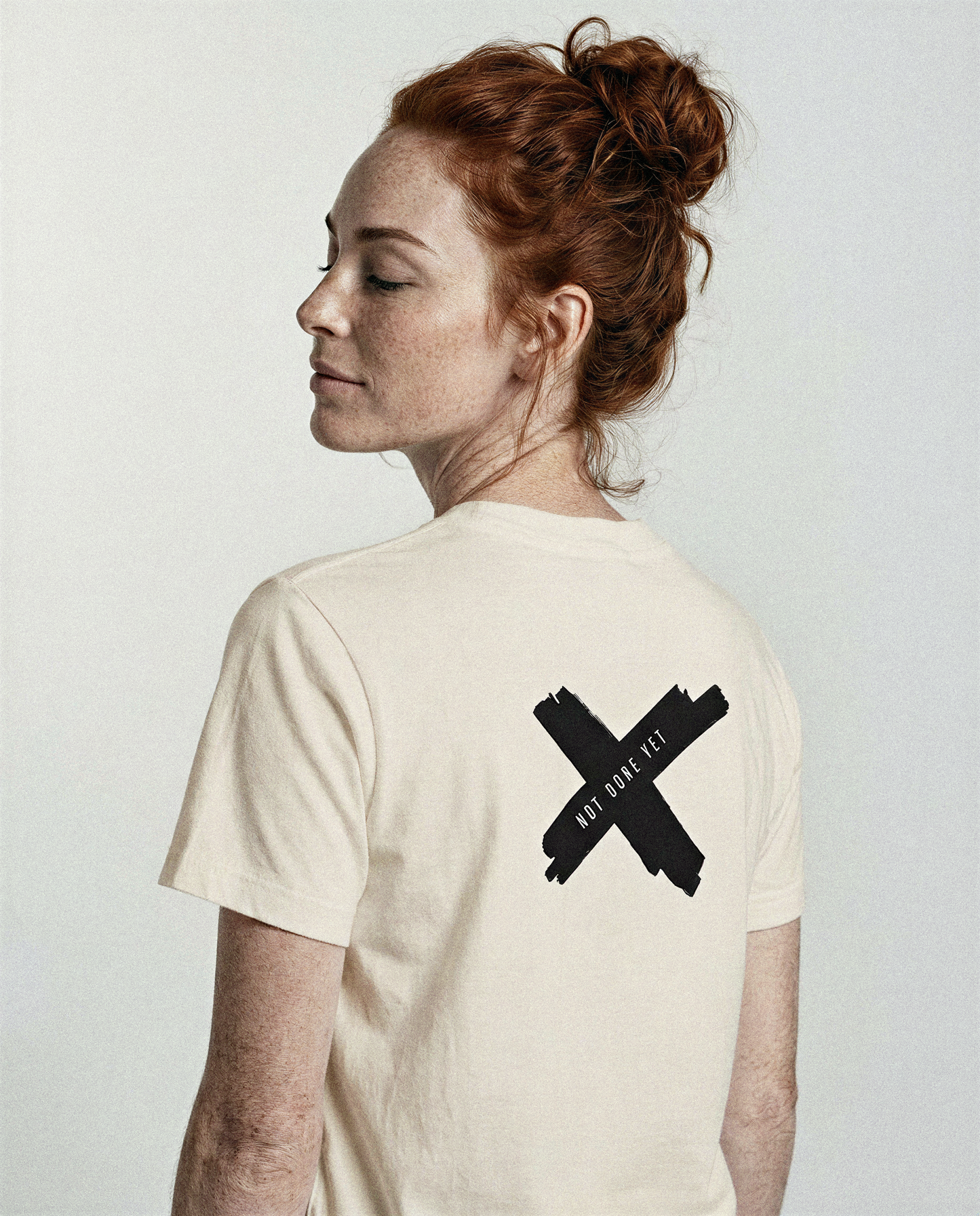 WMNS NDY T-SHIRT | CROSS | ECRU