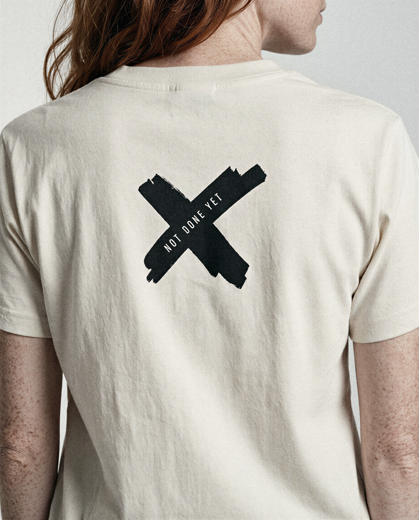 WMNS NDY T-SHIRT | CROSS | ECRU