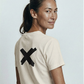 WMNS NDY T-SHIRT | RAW CROSS | ECRU