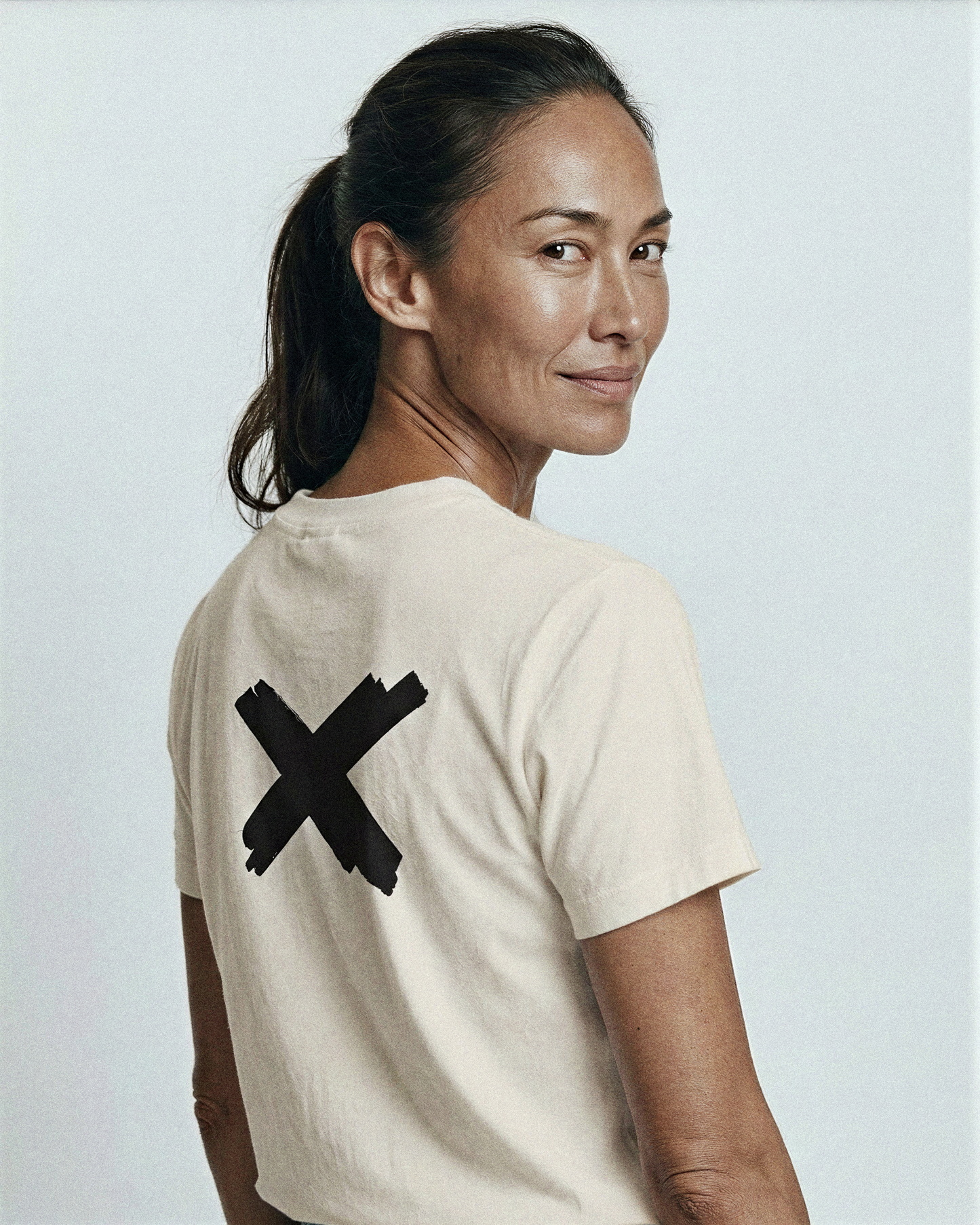 WMNS NDY T-SHIRT | RAW CROSS | ECRU