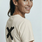 WMNS NDY T-SHIRT | RAW CROSS | ECRU