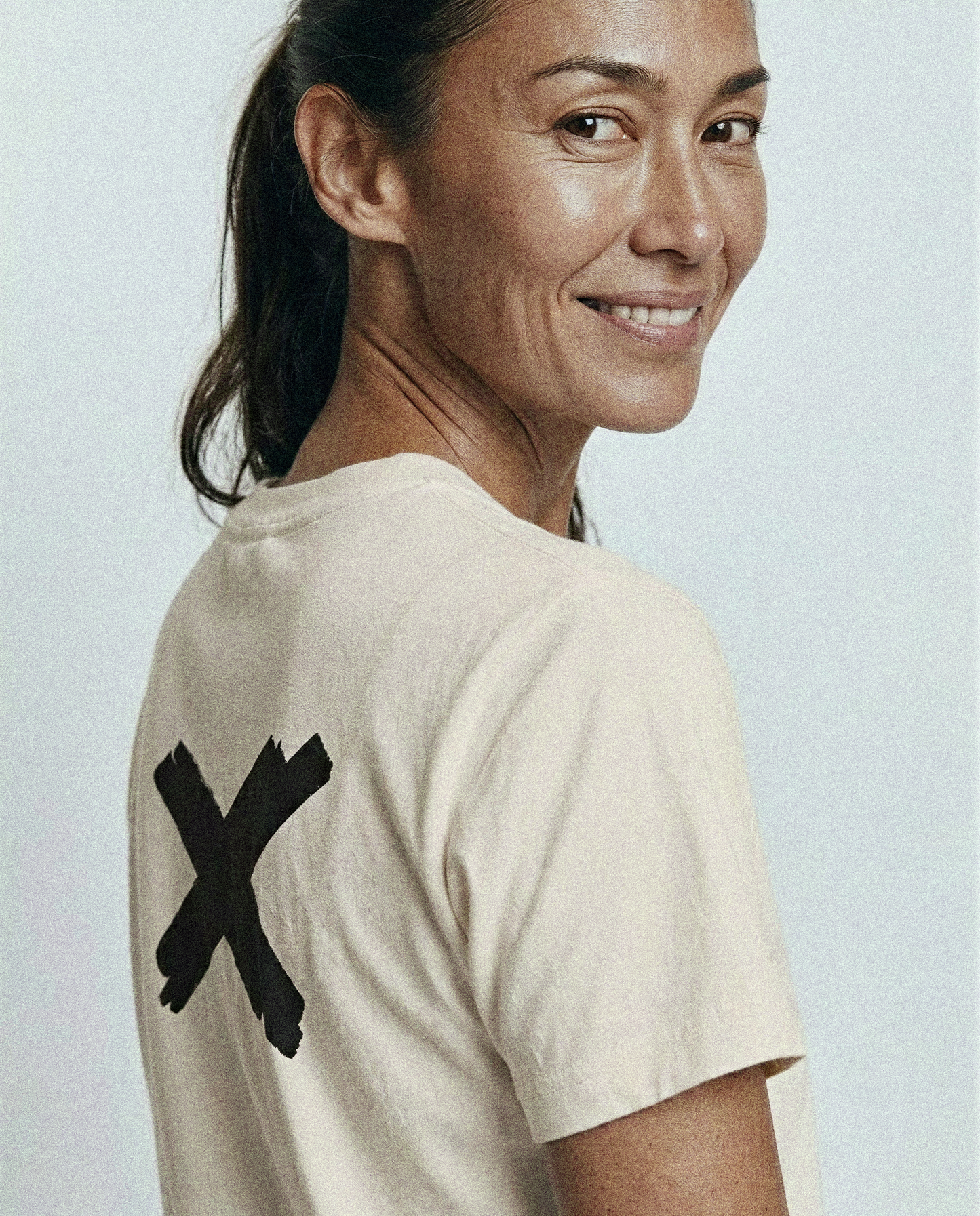 WMNS NDY T-SHIRT | RAW CROSS | ECRU