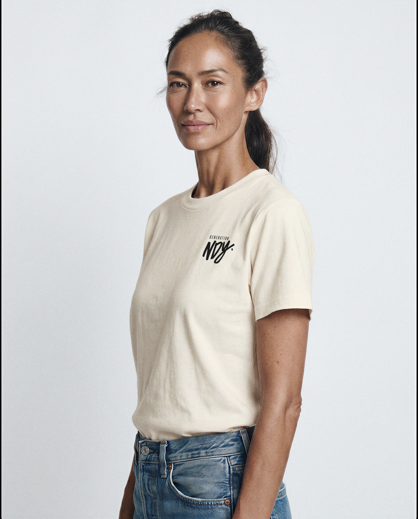 WMNS NDY T-SHIRT | RAW | ECRU